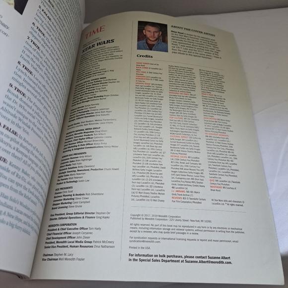 Time Magazine Special Edition: Star Wars Inside Stories-Epic Journey & Next 2019 - Picture 11 of 12